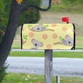 thumbnail image 4 of GZHJMY Cute Funny Koala Pink Flowers Magnetic Mailbox Cover Large Size Mailbox Wraps MailWraps Post Letter Box Cover Garden Yard Oversized 25.5 x 21 inch Home Decor, 4 of 7