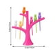 thumbnail image 4 of 6 tenedores de plástico para frutas con forma de pájaro y 1 soporte para palillos de dientes con forma de árbol para decoración del hogar y fiestas (Rosy), 4 of 4