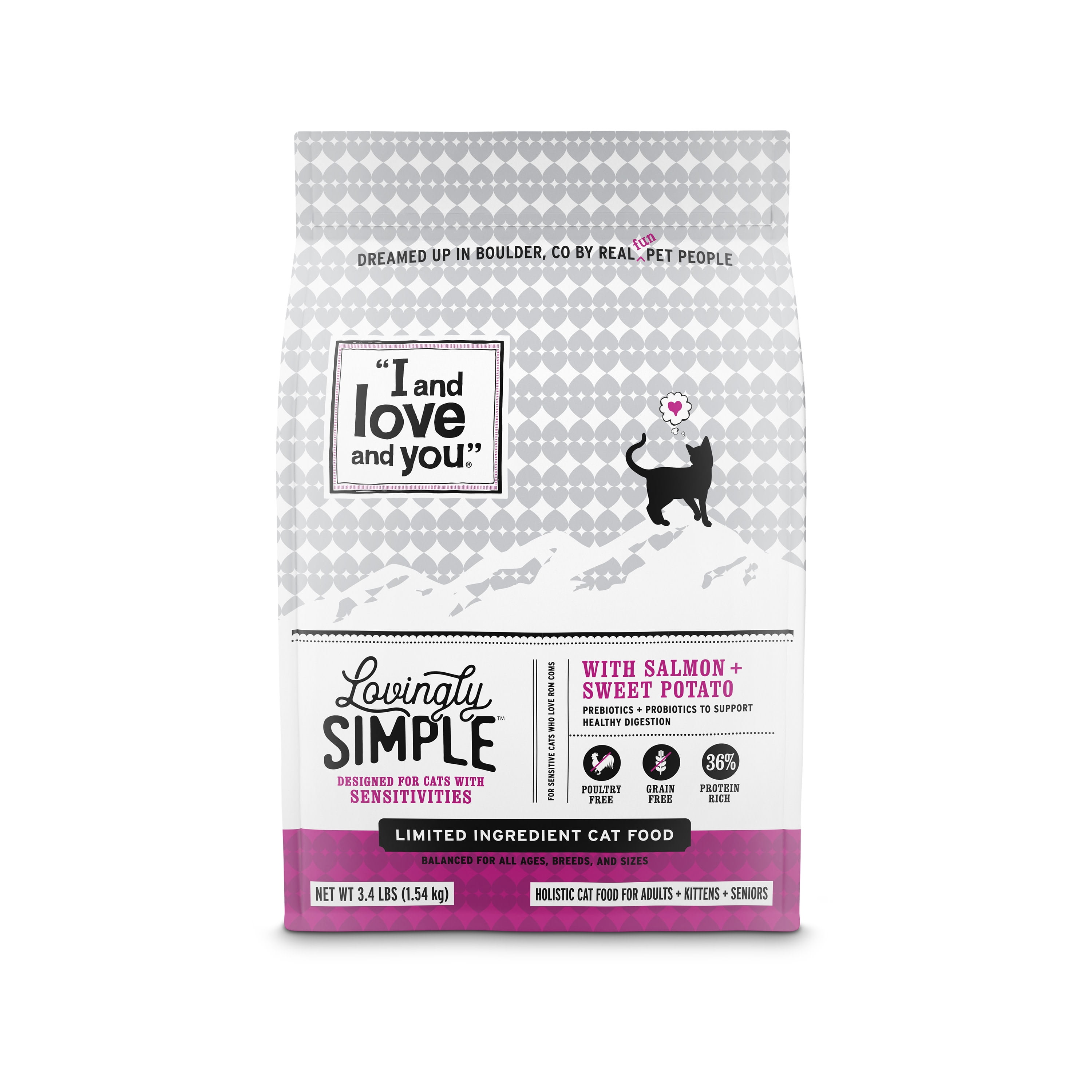 (24 Pack) "I and love and you" Oh My Cod! Pate Wet Cat Food, 3 oz