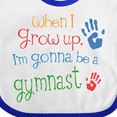 thumbnail image 4 of Inktastic Gymnast Future Boys or Girls Baby Bib, 4 of 4