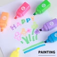 thumbnail image 1 of Colorful Highlighter Pen Set with 6 Fluorescent Colors, Dual Tip, Water-Based Ink, Ideal for School, Office, and Study Notes, 1 of 9