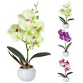 thumbnail image 2 of Potted Plant Creative Decorative Phalaenopsis Artificial Flower Silk Flower, 2 of 7