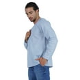 thumbnail image 4 of Atasi Indian KurtaÂ&nbsp;ForÂ&nbsp;Men Full Sleeve Shirts Solid Round Neck Ethnic Tee Shirt, 4 of 7