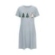 thumbnail image 2 of Camisón corto de talla grande para mujer, camisón de manga corta con estampado de pecho a la moda, camisón para mujer, 2 of 5