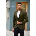 thumbnail image 3 of COOFANDY Sport Jacket Men Casual Knit Sports Coats One Button Business Blazer Jackets, 3 of 6
