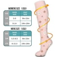 thumbnail image 5 of 6 Pairs Size Compression Socks for Women &Man,20-30 mmHg Knee High Compression Socks, Nylon Unisex Compreeion Sport Sock for Medical, Running(L/XL), 5 of 8