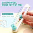 thumbnail image 3 of Circle Paper Cutter, Adjustable 2-20 cm Craft Cutting Tool for Scrapbooking Cards and Paper Crafts, 3 of 7