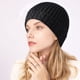 thumbnail image 4 of Gorro holgado de punto: gorros cálidos de invierno, gorros para clima frío con forro para correr, 4 of 5