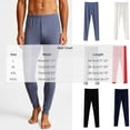thumbnail image 3 of Mutghys Pajama Bottoms for Men Button Solid Color Elastic Waist Sleep Pants Fall Winter Warm Comfy Pajama Pants, 3 of 6