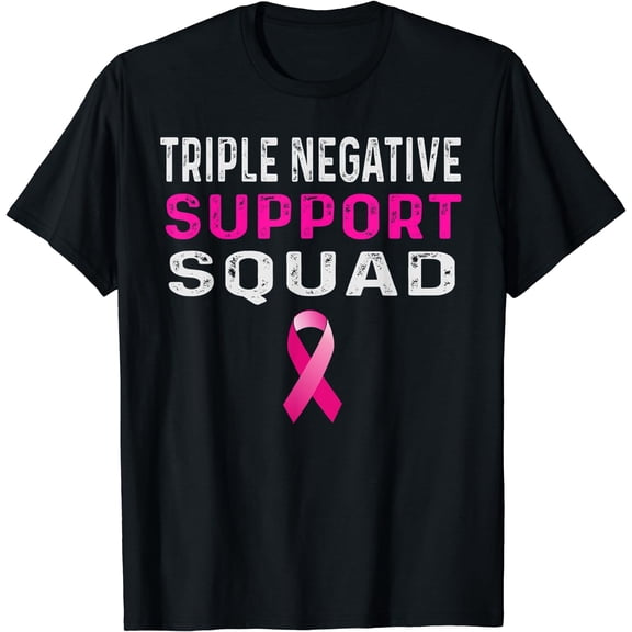 Triple Negative Breast Cancer Shirt Support Squad Group T-Shirt
