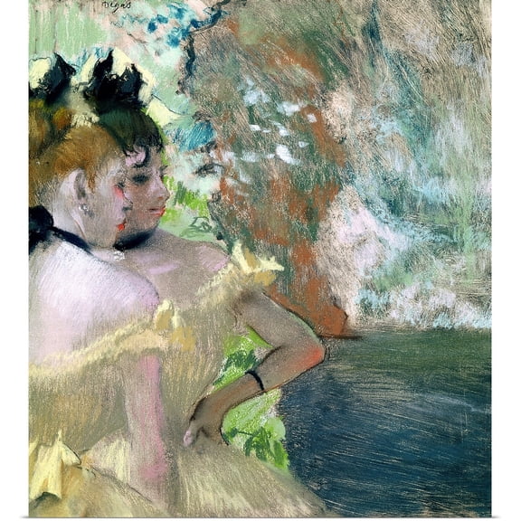 Great BIG Canvas | Rolled Edgar Degas Poster Print entitled Dancers in the Wings