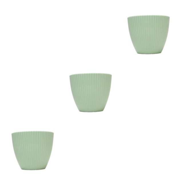 Macetas Portátiles y Ligeras para Bonsái Yuarrent Plástico Verde 9CM Type1 NO1