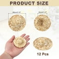 thumbnail image 2 of Uxcell 12 Pcs Mini Straw Hats 3.2 Inch Knitting Miniature Straw Hats Tiny Dollhouse Mini Cowboy Cute Woven Cap for DIY Craft Costume Decoration Jewelry Accessory, Wooden Color, 2 of 7