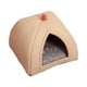 thumbnail image 3 of 2 uds cueva mascota cama bola decorativa gato casa cálida antideslizante tienda para perros S Gris Marrón M Zulema peluche perros cama gato, 3 of 8