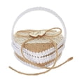 thumbnail image 1 of Cesta de yute romántica portátil para dama de honor, soporte para caja de regalo para boda 10 cm x 95 cm, 1 of 9
