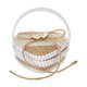 thumbnail image 1 of Caja para guardar anillos de boda, elegante y ligera, ideal como recuerdo de fiesta. 10 cm x 95 cm, 1 of 9