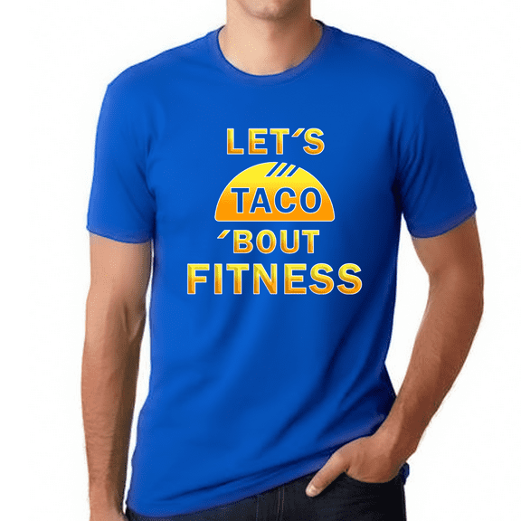 Mens Taco Shirt Funny Fitness Humorous Gym Graphic Shirt for Men, Cinco De Mayo Mexican Shirt