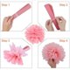 thumbnail image 2 of 18 Piezas Pompones de Papel de Seda Mezclados Pompones Flor Decoración de Fiesta de Boda (Rosa), 2 of 5