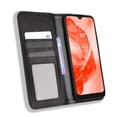 thumbnail image 4 of Compatible with TCL 205 Case Magnetic Closure Vintage Pattern PU Leather Wallet Cover with Card Slots-Black, 4 of 5
