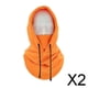 thumbnail image 1 of 2x Sombrero de Invierno para Hombre Facial para Frío Pasamontañas Capucha para Exteriores Ejercicio Pesados Pasamontañas a Prueba 2 piezas, 1 of 8