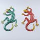 thumbnail image 4 of Estatua de Gecko de Metal, decoración de pared, arte de lagarto, estatuilla de Animal de hierro, 1 ud., 4 of 5
