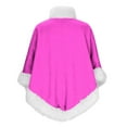 thumbnail image 5 of Cavosen Winter Shawl Fleece Elegant Wraps Solid Soft Thicken Warm Scarves Versatile Bridesmaid Wedding Fall Everyday Wear, 5 of 6