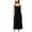 Black, variant on Women's Adjustable Full Slip for Under Dresses Spring Fall Soft Casual Slip Dress Lightweight Stretch Undergarment Sleeveless Nightgown Long Cami DressBlack Small