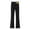 Black, variant on Tittly Jeans for Women Flare Pants Women'S Straight Leg Slit Stretch High Flared Trousers Solid Color Button Pocket Trousers High Waisted Jeans High Waisted Pants for Women Black L