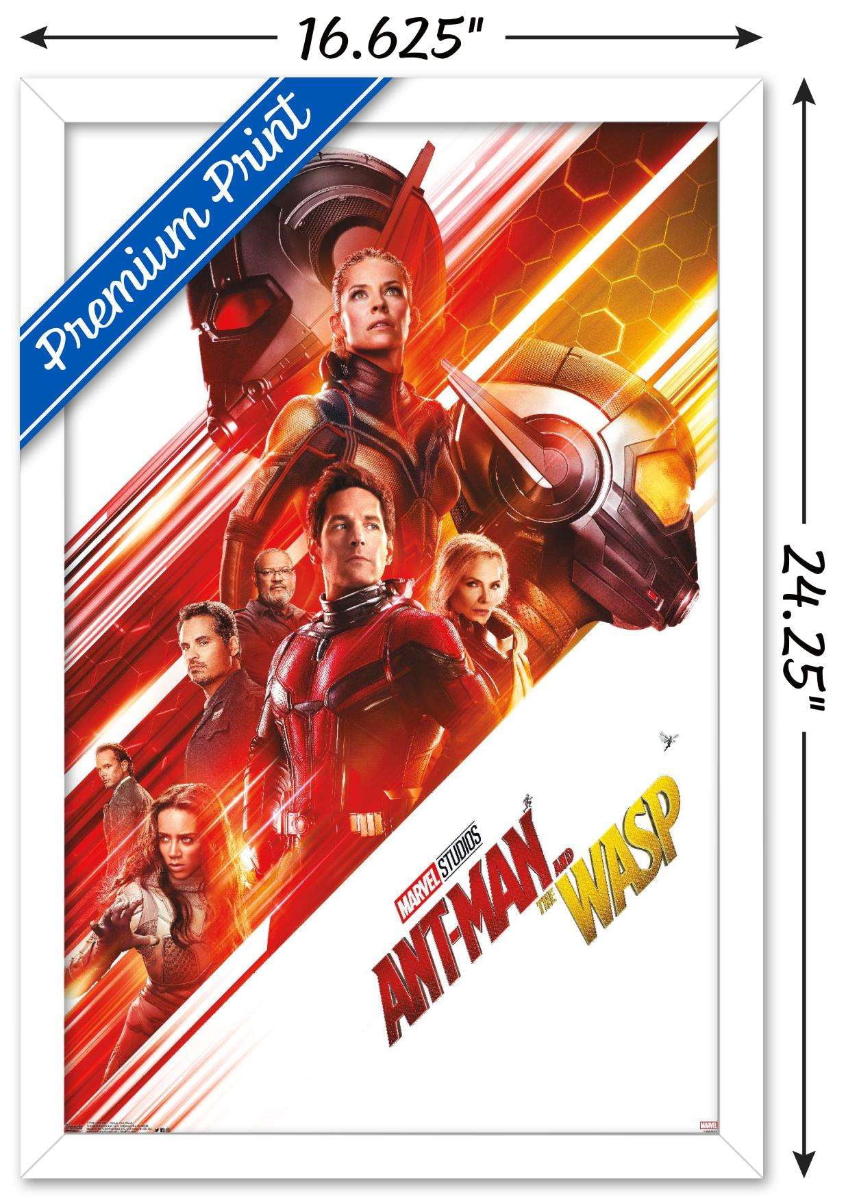 Marvel Cinematic Universe - Ant-Man - Group One Sheet Wall Poster, 14.725" x 22.375", Framed