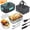 Green, variant on Ocalpur 2L Portable Electric Lunch Box, 110V/12V Car & Home Dual Use, PTC Heating & 304 Stainless Steel, 90W Quick Food Warmer Heated Lunch Box, Leakproof Food Heater for Office, Green