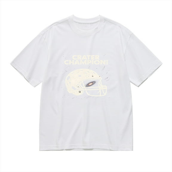 CRATER CHAMPION,Galaxy Football Helmet Print 2, Vintage T Shirt, Cotton T-Shirt for Men, 23666326,3XL