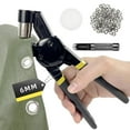 thumbnail image 6 of Grommet Tool Kit Eyelet Plier Handheld Puncher Set with Grommets Manual Eyelet, 6 of 13