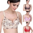 thumbnail image 4 of Fashion Embroidery Floral Bras Sexy Padded Push Up Bralette, 4 of 5