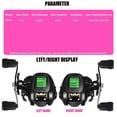 thumbnail image 3 of Electronic Baitcasting Fishing Reel LED Screen High Speed 7.2:1 10Kg Saltwater Waterproof Cast Drum, 3 of 5
