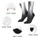 thumbnail image 5 of Balery Monochrome Abstract Lines Calcetas Largas con Estampado para Hombre y Mujer – Suaves y Transpirables, Talla Única (US 5-11), 5 of 6