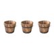 thumbnail image 3 of Maceta de barril Bewildely para flores madera pequeño 12 * 9 * 10 cm, 3 of 6