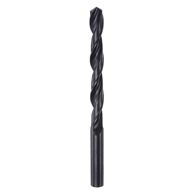 6542 Alta Velocidad Acero Recto Vástago Helicoidal Taladro, Totalmente Rectificado Negro Óxido Taladro Brocas 9,7mm Perforación Diámetro 132mm Total Longitud 1uds
