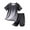Grey, variant on Coerni Boys Athletic Shorts Active Clothes Set Running Tennis Outfit with Pocket Quick Drying Short Running Gym Workout Suits