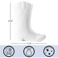 thumbnail image 4 of Urban Shop Ceramic Cowboy Boot Vase, 8.75", White, 4 of 8