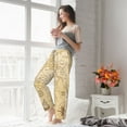 thumbnail image 6 of Picia World Map Womens Soft Woven Cotton Elastic Waistband Sleep Pajama Pant Lounge Sleep Pant With Pockets And Drawstring-Small, 6 of 9