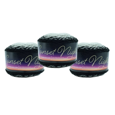 UPC: 0842093128472 | Lion Brand Yarn Sunset Nights Bali Sequin Shawl Medium Acrylic  Polyester Multi-Color Yarn 3 Pack