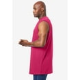 thumbnail image 3 of KingSize Men's Big & Tall Shrink-Less Longer-Length Lightweight Muscle Pocket Tee, 3 of 3