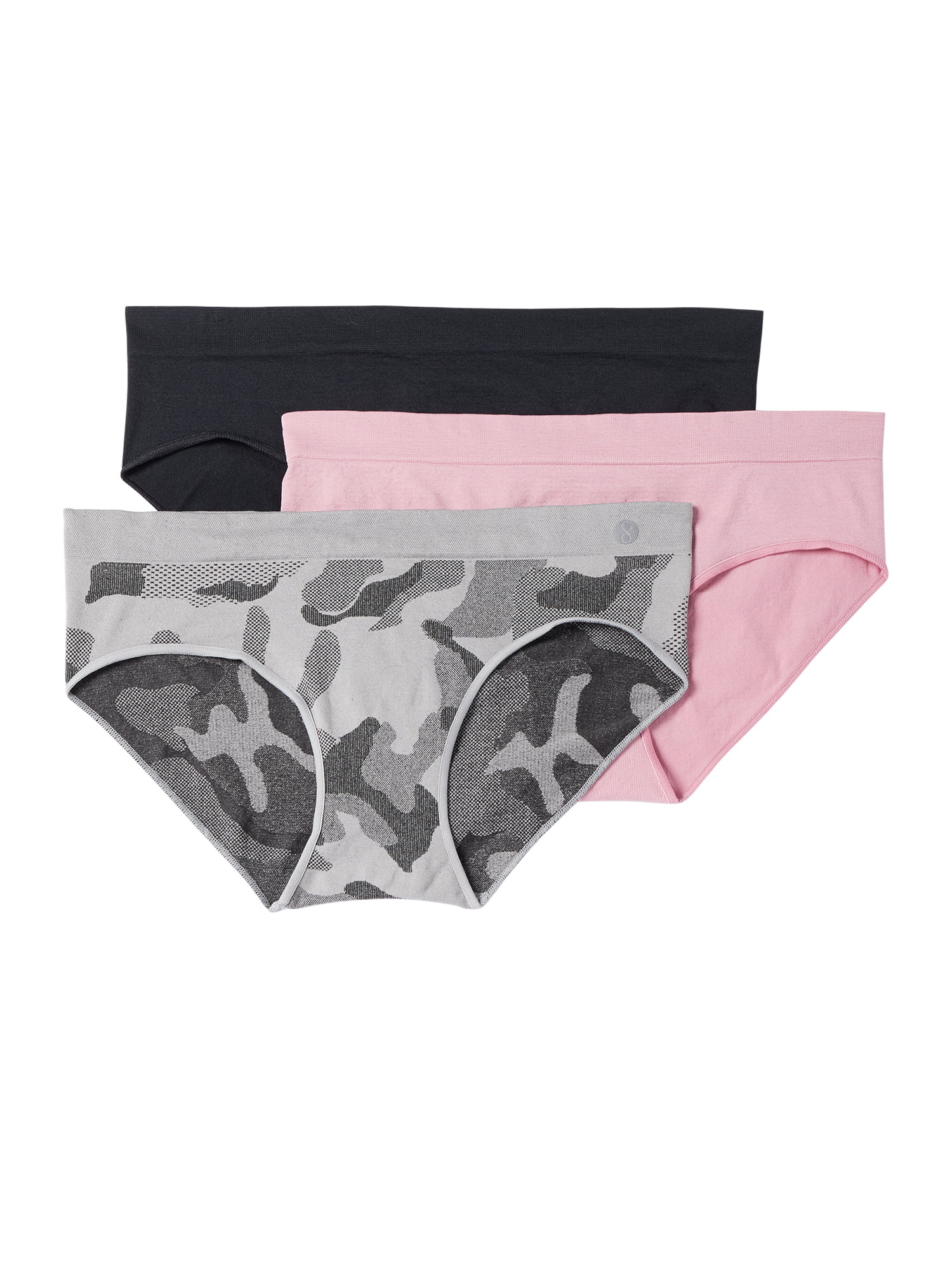 Layer 8 Layer 8 Womens Seamless Camo Hipster Panties 3 Pack
