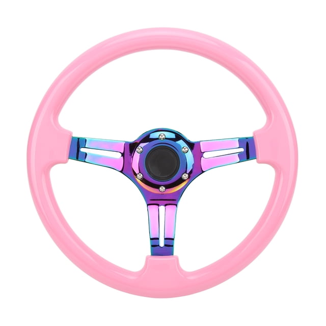 Steering Wheels, Pink Anti Aging Car Steering Wheel Universal ABS For Automobile Repacking