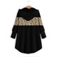 thumbnail image 4 of Puntoco Mujer Botón Felpa Tops Con Capucha Cárdigan Suelto Leopardo Patchwork Abrigo Chaqueta Liquidación Puntoco Puntoco-4272, 4 of 5