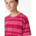 thumbnail image 6 of Free Assembly Boys Short Sleeve Stripe Tee, 2-Pack, Sizes 4-18, 6 of 7
