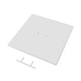 thumbnail image 3 of 27*27in Square Indoor Outdoor Fire Pit Lid Stainless Steel Fire Pit Cover, 3 of 12