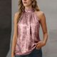 thumbnail image 1 of TaTaai Stand Collar Tank for Women, Sleeveless Summer Top, Soft Fabric Design, Perfect for Casual Style, Home Wear and Warm Climate Activities Gift, 1 of 9