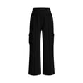 thumbnail image 5 of TaTaai Women's Loose Fit Lounge Trousers Wide Leg Design with Elastic Waist and Two Side Pockets Solid Color Casual Pants for Comfortable Daily Wear Gift, 5 of 9