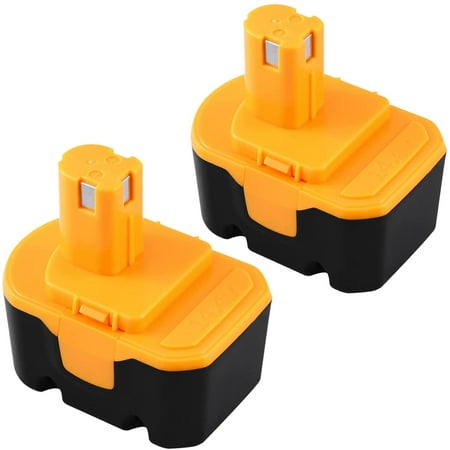 

2Packs 3600mAh 14.4 Volt Ni-Mh Replacement Battery Compatible with Ryobi 14.4V Battery R10521 RY6201 RY6202 130224010 130224011 130281002 1314702 1400144 1400655 1400656 1400671 4400011 Power Tools